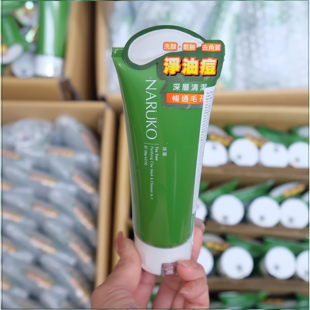 Naruko – Trà tràm – Sữa Rửa Mặt Dạng Bùn 120 gr [Đài Loan]