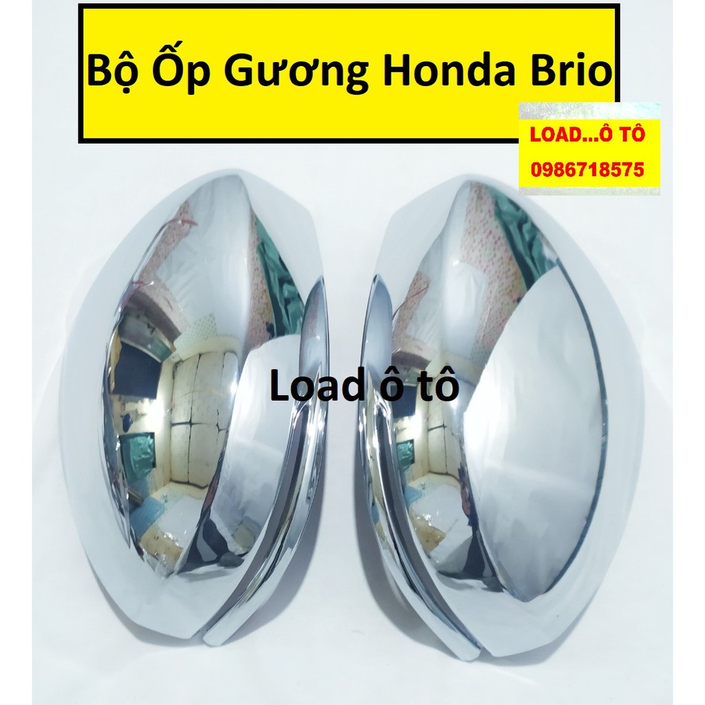 Ốp Gương Xe Honda Brio 2022-2018 Mạ crom Cao Cấp