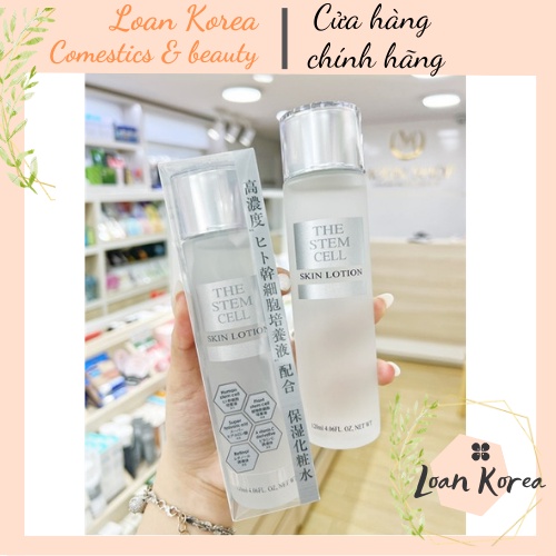 Nước hoa hồng tế bào gốc The Stem Cell Skin Lotion Nhật Bản 120ml, toner stemcell Nhật Bản