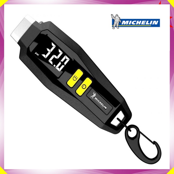 Đồng hồ đo áp suất lốp điện tử Michelin 12290 Màn hình LCD 1 inch - Bảo Hành Chính Hãng 12 Tháng