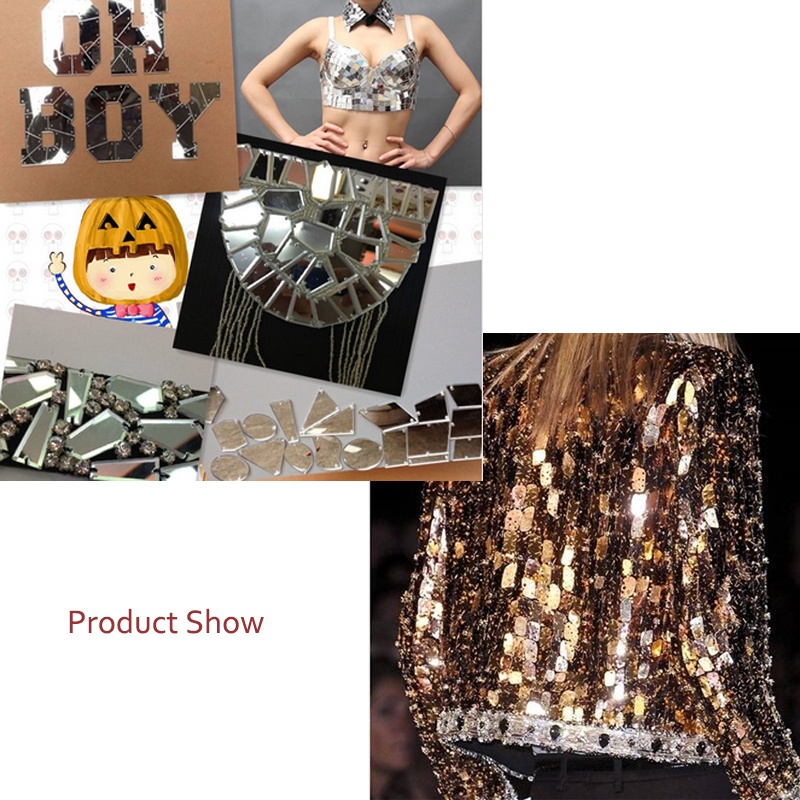 Set 30 Viên Đá Acrylic Lấp Lánh Dùng Trang Trí Đầm