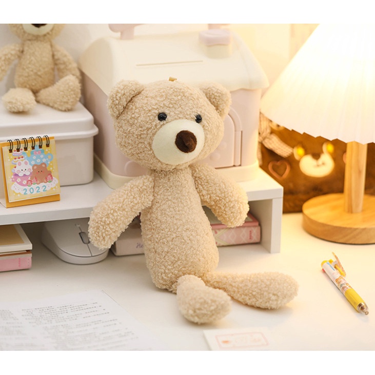 Phụ kiện gấu bông cài gắn túi xách vải, balo, cài áo cực đẹp (20cm)