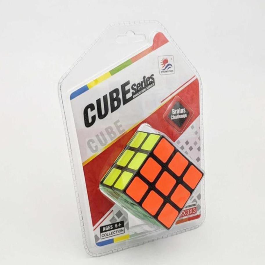 [Khai trương giảm giá] RUBIK 3x3 viền đen - Rubic 3 Tầng Stickerless - Xếp hình rubik 3x3