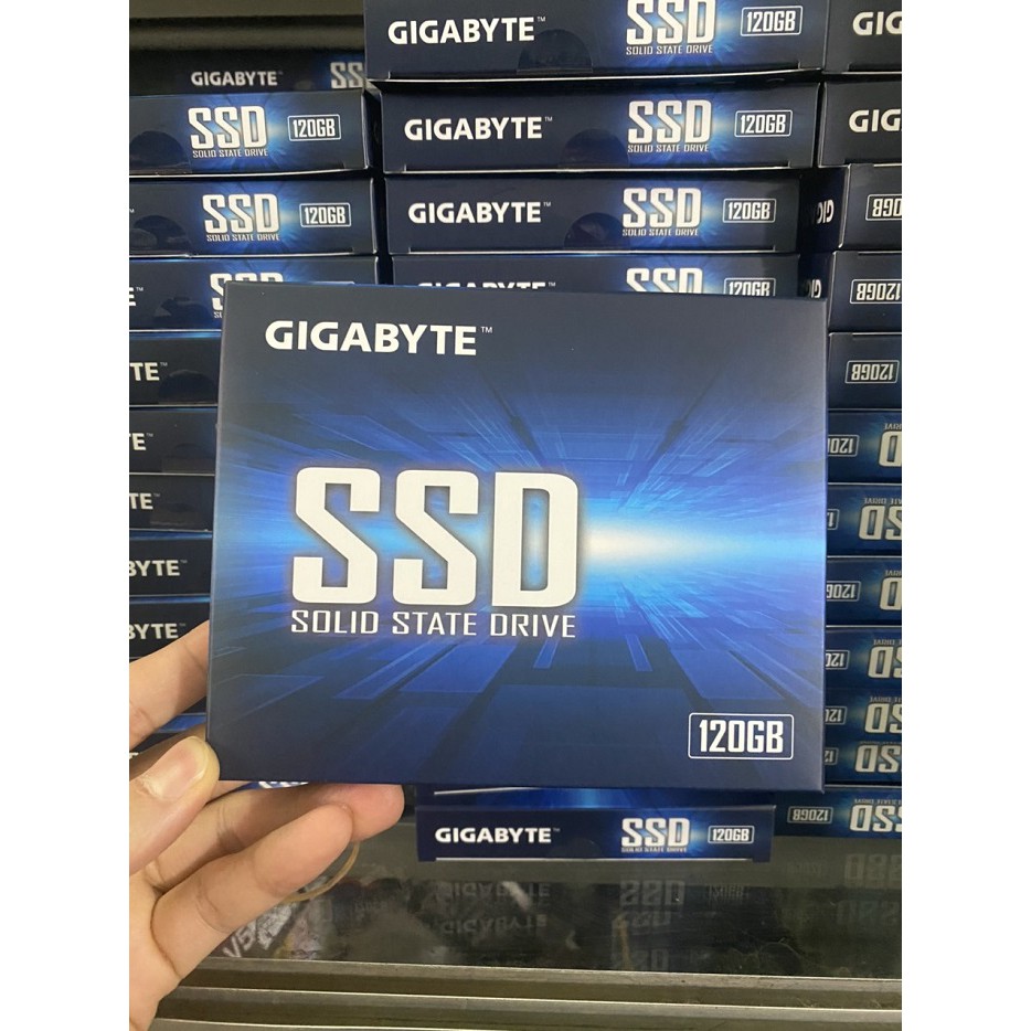 [Mã ELMS05 giảm 5% đơn 300k]Ổ cứng SSD Gigabyte 120GB SATA 2,5 inch (Đoc 500MB/s, Ghi 380MB/s)