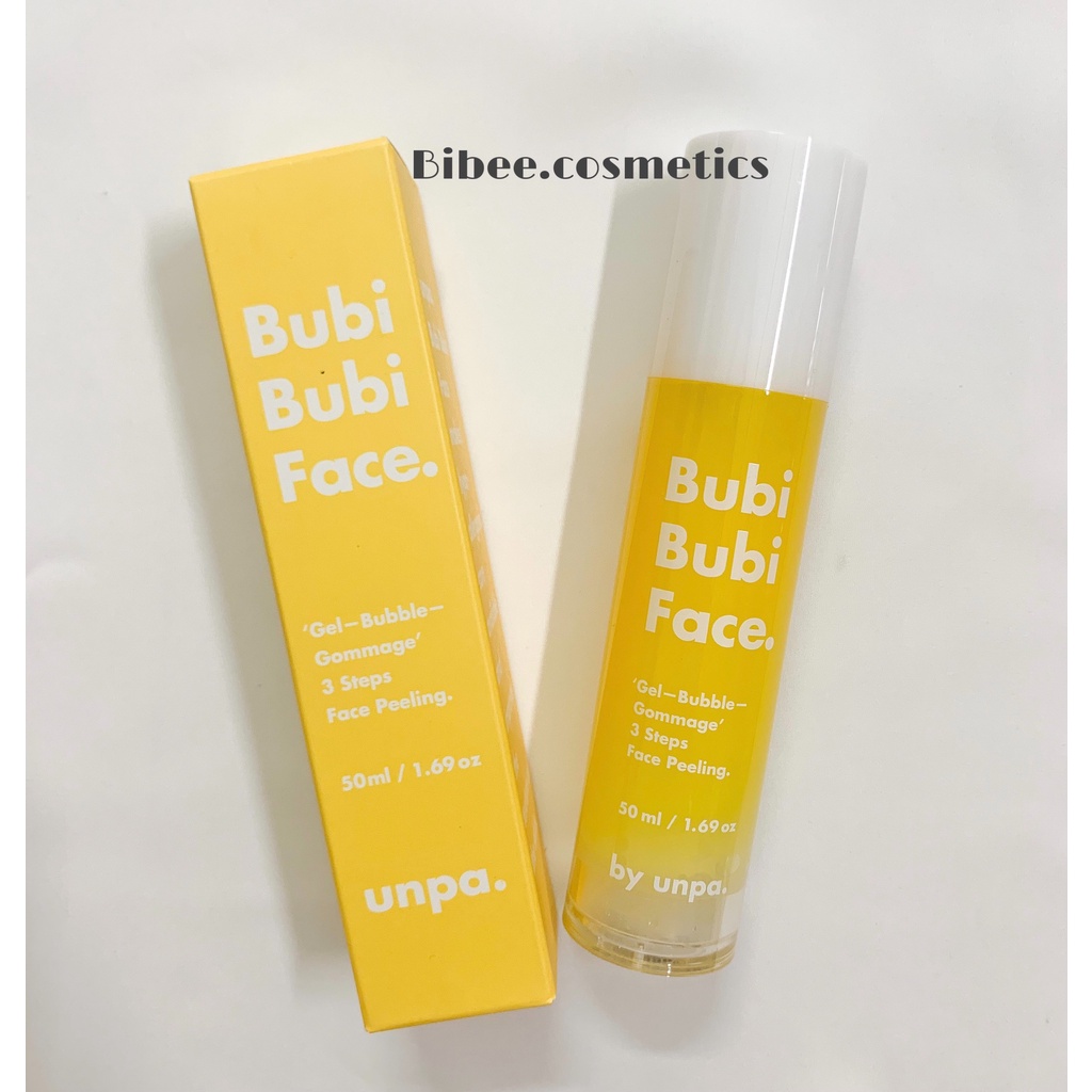 SALE SỐC Tẩy Da Chết dạng sủi bọt Cho Da Mặt – Unpa – Bubi Bubi Face  Bubble Peeling Gel, cực lành tính và dịu nhẹ