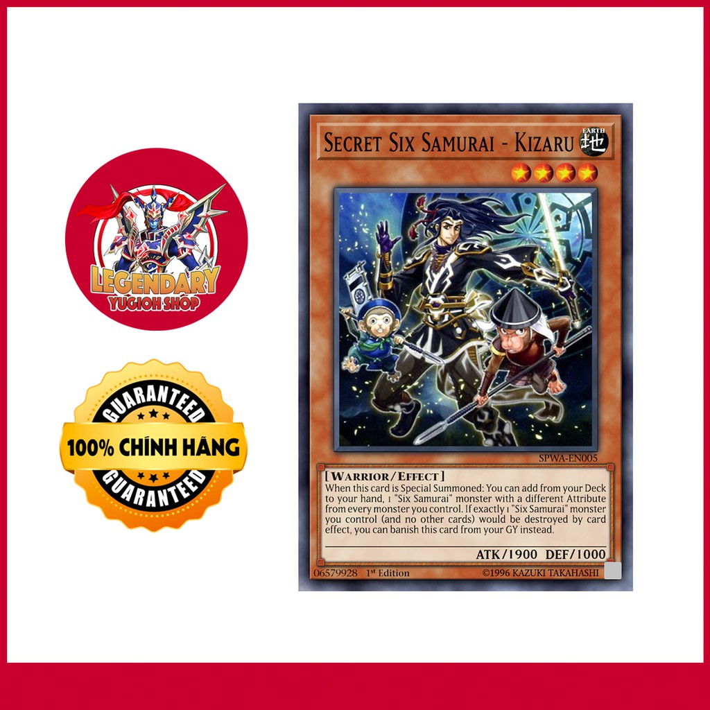[Thẻ Bài Yugioh Chính Hãng] Secret Six Samurai - Kizaru