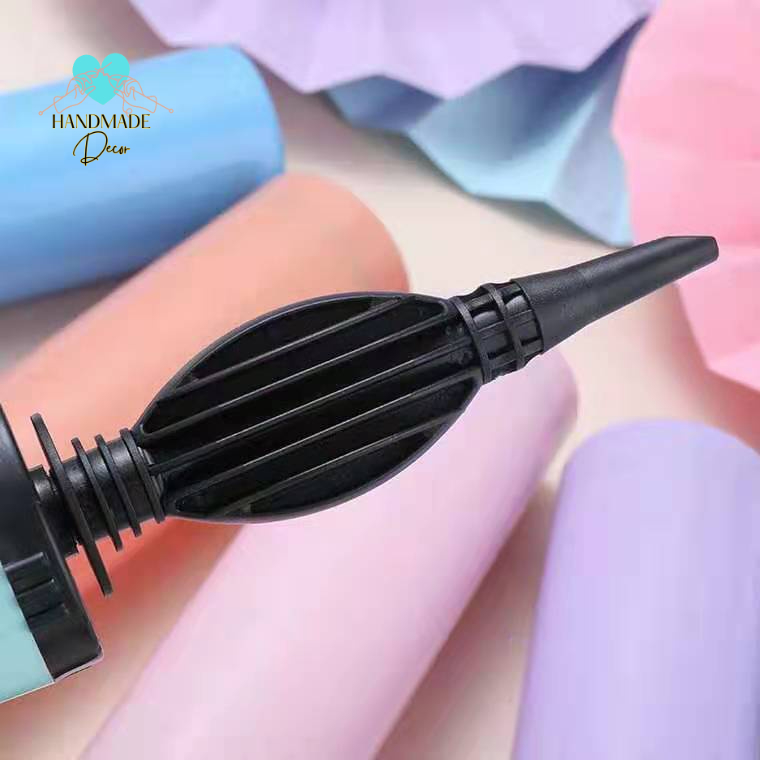 Bơm bong bóng bằng tay phụ kiện bơm bóng trang trí tiệc sinh nhật, tiệc chúc mừng
