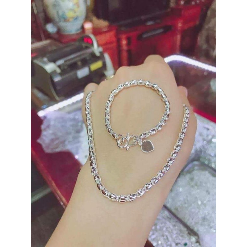 Dây chuyền bạc cho bé trai