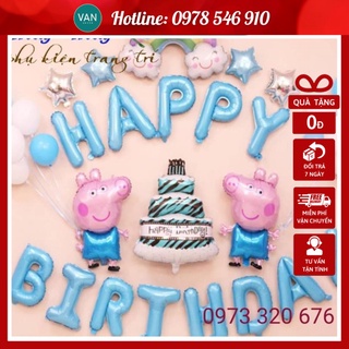 Set bóng sinh nhật cho bé tuổi heo - H28