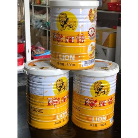 COMBO 3 LON BỘT SƯ TỬ LION - bột dùng làm bánh ( lon 300gr )