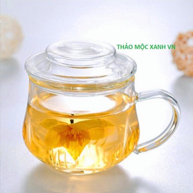 Cốc Pha Trà Thủy Tinh Có Lõi Lọc Cao Cấp 300ML