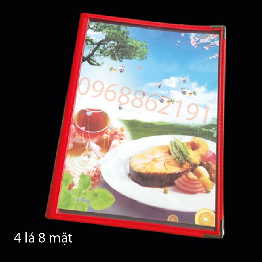 quyển menu nhựa trong dẻo | BigBuy360 - bigbuy360.vn