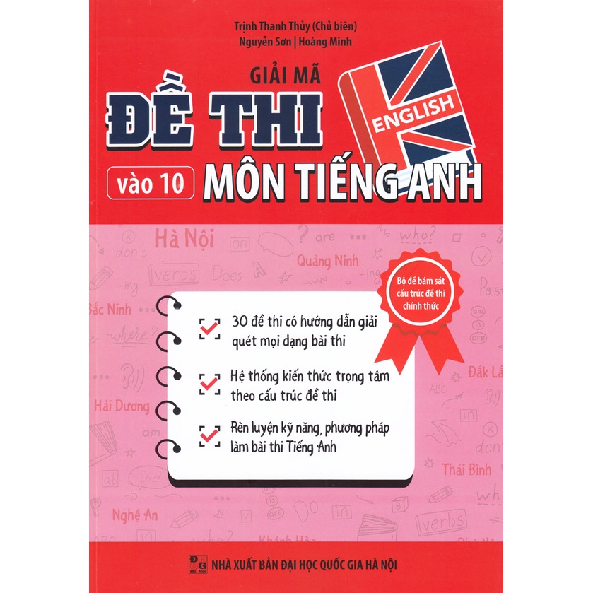 Sách - Giải Mã Đề Thi Vào 10 Môn Tiếng Anh