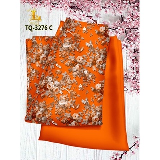 vải áo dài hoa nhí