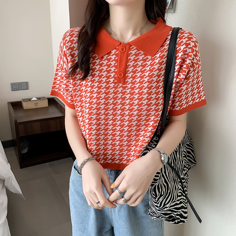 SUXI Áo Thun Tay Ngắn Dáng Rộng Phong Cách Hàn Quốc Thời Trang Mùa Hè Cho Nữ