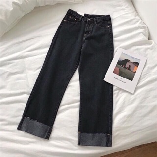 Quần jeans đen ulzzang