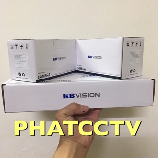 BỘ 2 CAMERA VÀ ĐẦU THU HÌNH KBVISON 2.0mp