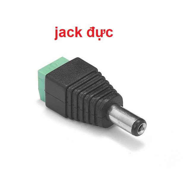 Jack DC 5.5*2.1 + domino 2P, jack nối nguồn DC cổng domino không cần hàn