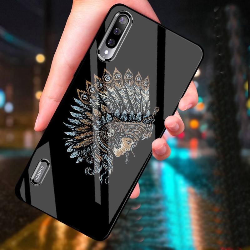 Ốp Lưng XIAOMI MI A3 mặt kính cường lực cao cấp thiết kế riêng