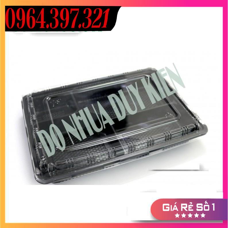 Sỉ 10 Khay Nhựa Đựng Cơm 4 Ngăn HT25 (kèm nắp) - NHẬT ANH