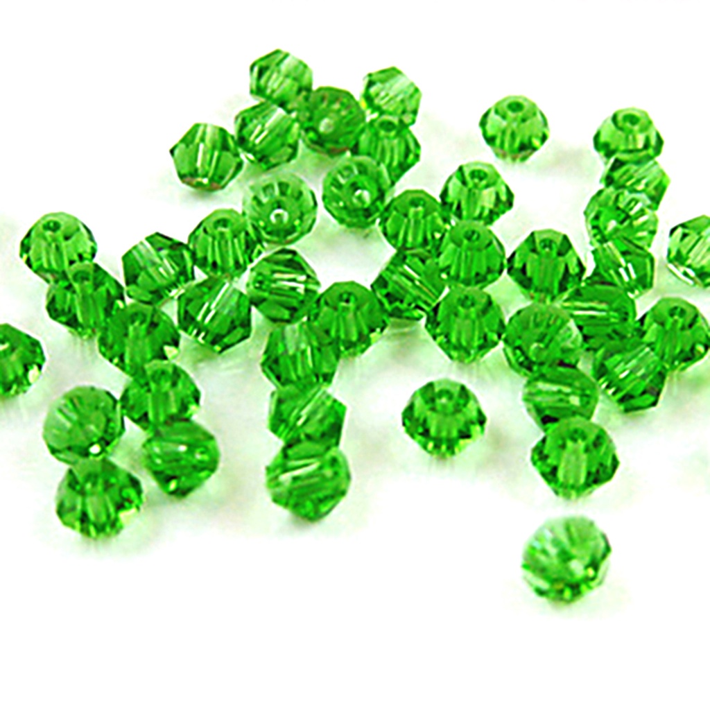 Bộ 100 Hạt Pha Lê Nhân Tạo 4mm Dùng Làm Trang Sức