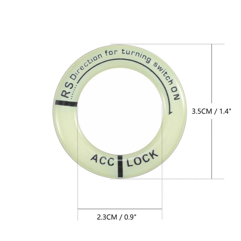 1 MiếNg DáN Công TắC KhởI ĐộNg 3D PháT Quang Cho Xe Hơi / Xe MáY
