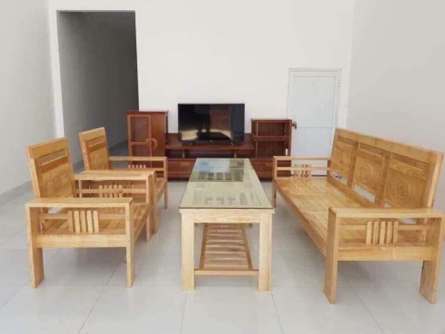 Bộ bàn ghế Sồi Nga