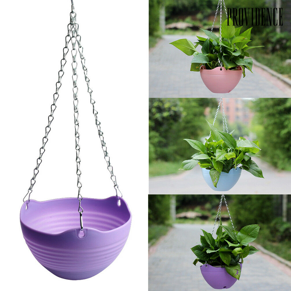Chậu Hoa Nhựa Resin Treo Ban Công Kèm Dây Treo Độc Đáo Trang Trí Nhà Cửa