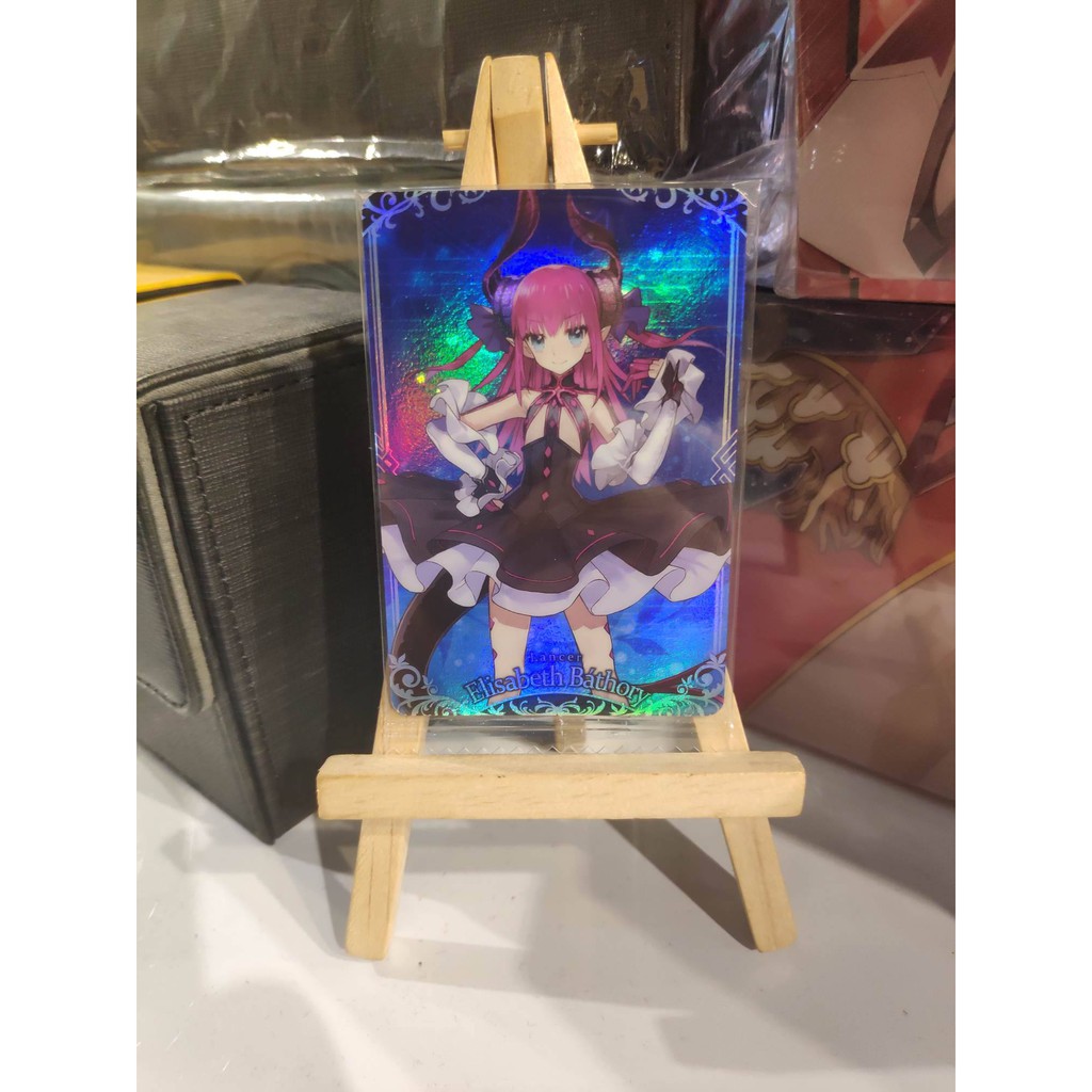 Thẻ bài bánh xốp Fate Grand Order FGO Elisabeth Bathory SP - Super Rare - Tặng bọc bài nhựa bảo quản