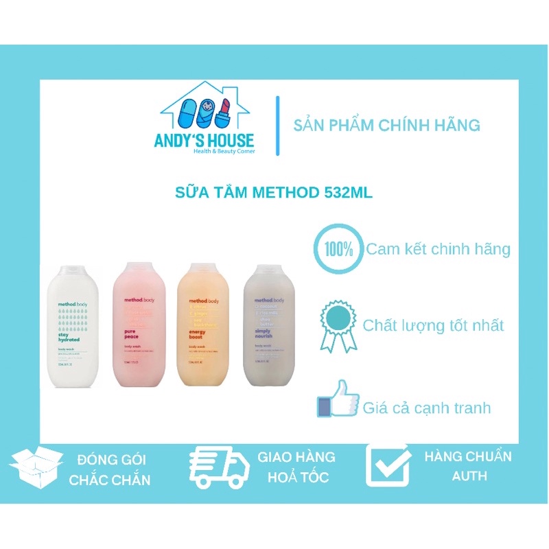 Sữa Tắm Method 532ml