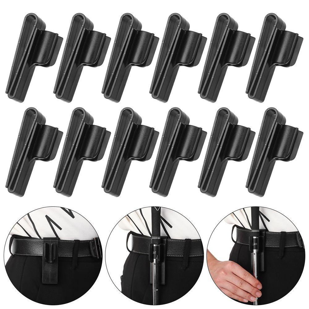 SUYO Set 1 / 4 / 8 / 12 Kẹp Giữ Túi Đựng Gậy Đánh Golf Màu Đen