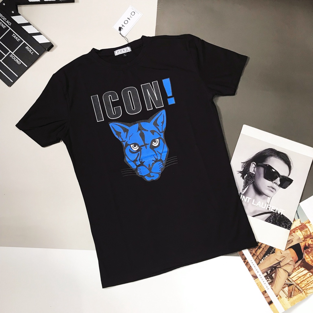 Áo thun nam cổ tròn chất liệu cotton co giãn thoáng mát chuẩn shop | BigBuy360 - bigbuy360.vn