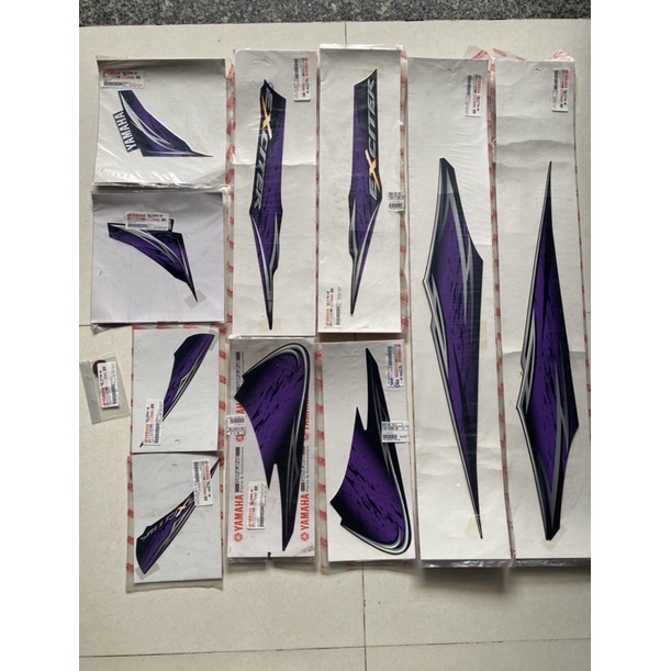 Tem zin Exciter 4s màu tím mộng mơ