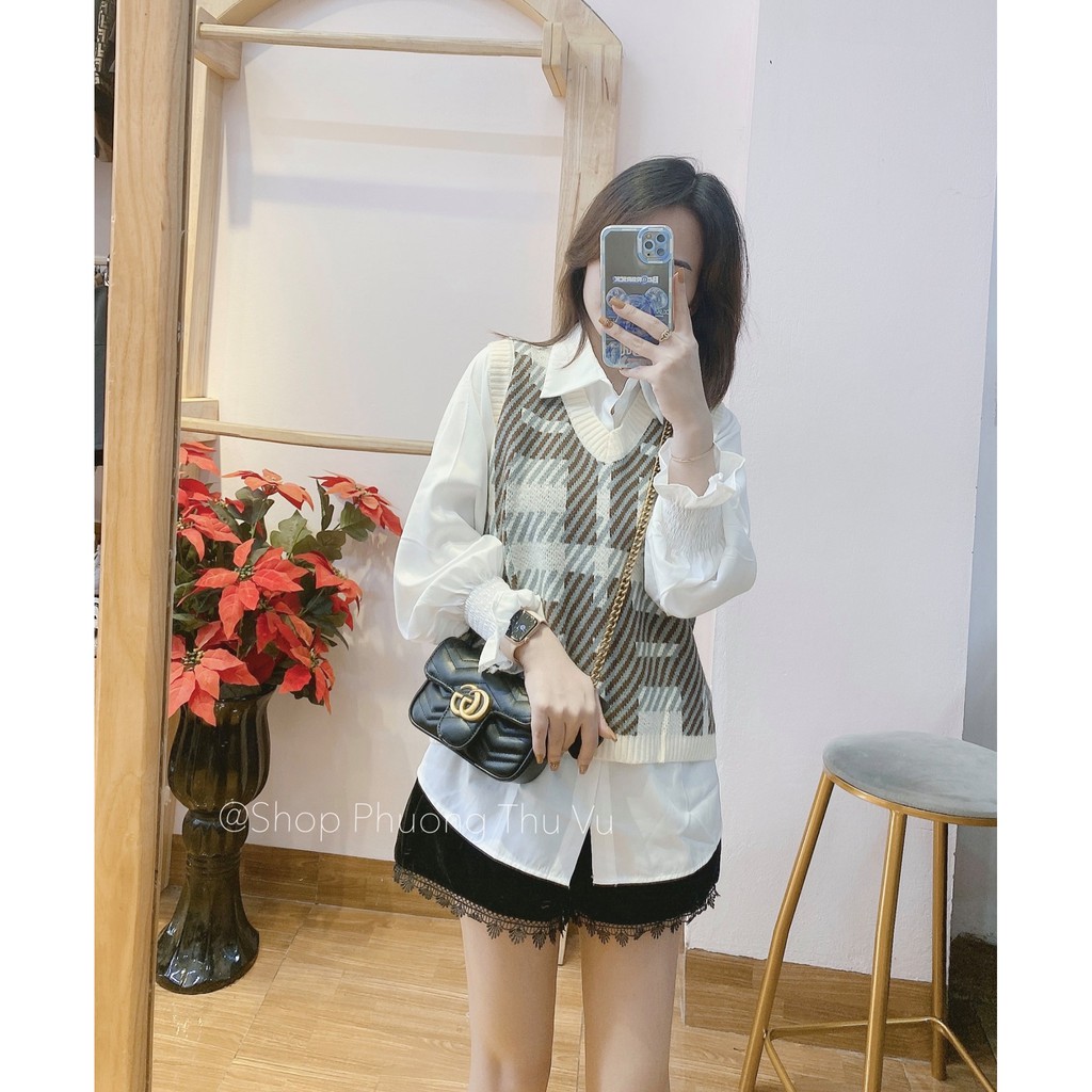 Áo len Gile len phong cách trẻ trung năng động mix được nhiều kiểu - ảnh thật | BigBuy360 - bigbuy360.vn