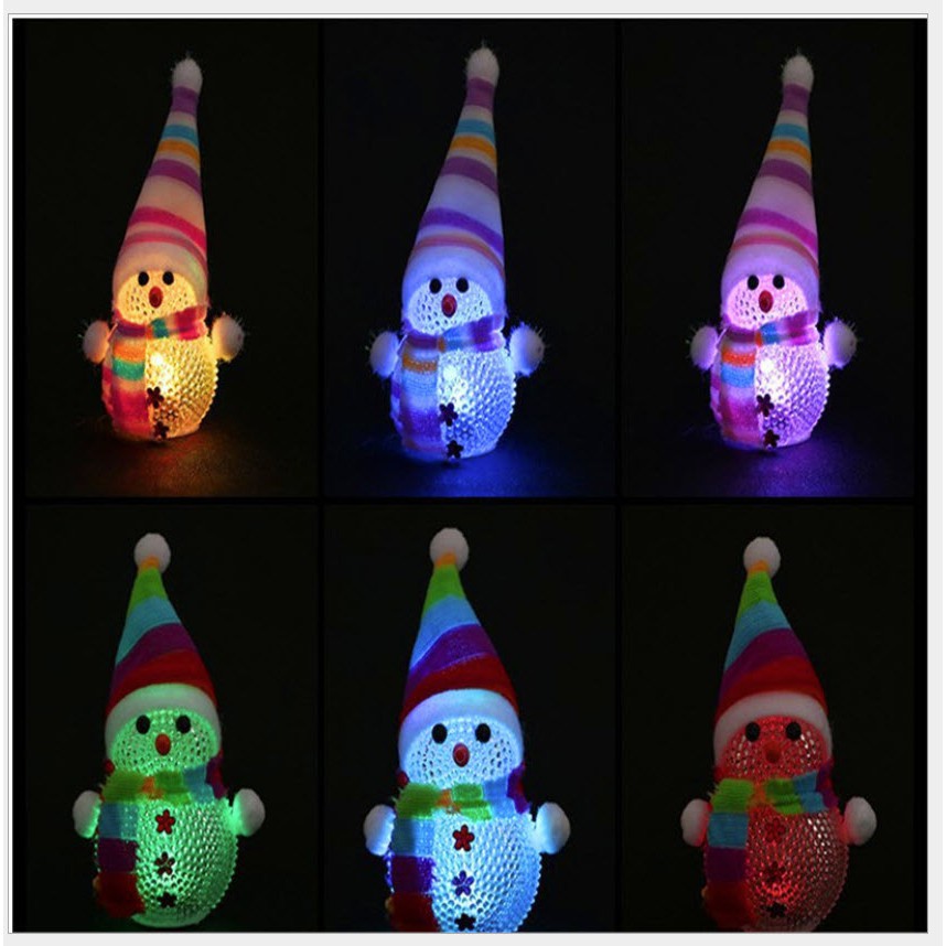 [HCM] Đèn người tuyết đèn LED trang trí cây thông Noel
