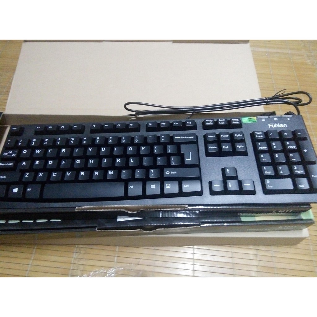 Bàn phím chuột cũ Fuhlen L411, Dareu lk135... dùng chơi game, văn phòng -  cổng USB cho PC, Desktop...