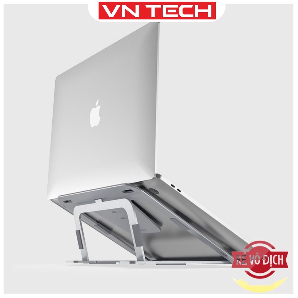 Giá đỡ kê tản nhiệt cho macbook, laptop, máy tính xách tay P3 từ hợp kim nhôm cao cấp, điều chỉnh độ cao nhiều nấc.