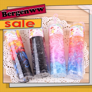 Set 220 dây thun cột tóc nhiều màu dùng một lần giá đỡ