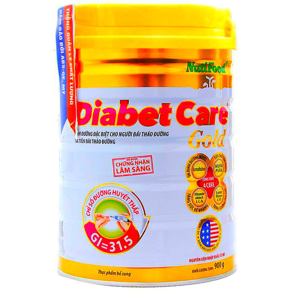 Sữa bột Nutifood Diabetcare Gold - hộp 900g (dành cho người bị tiểu đường)