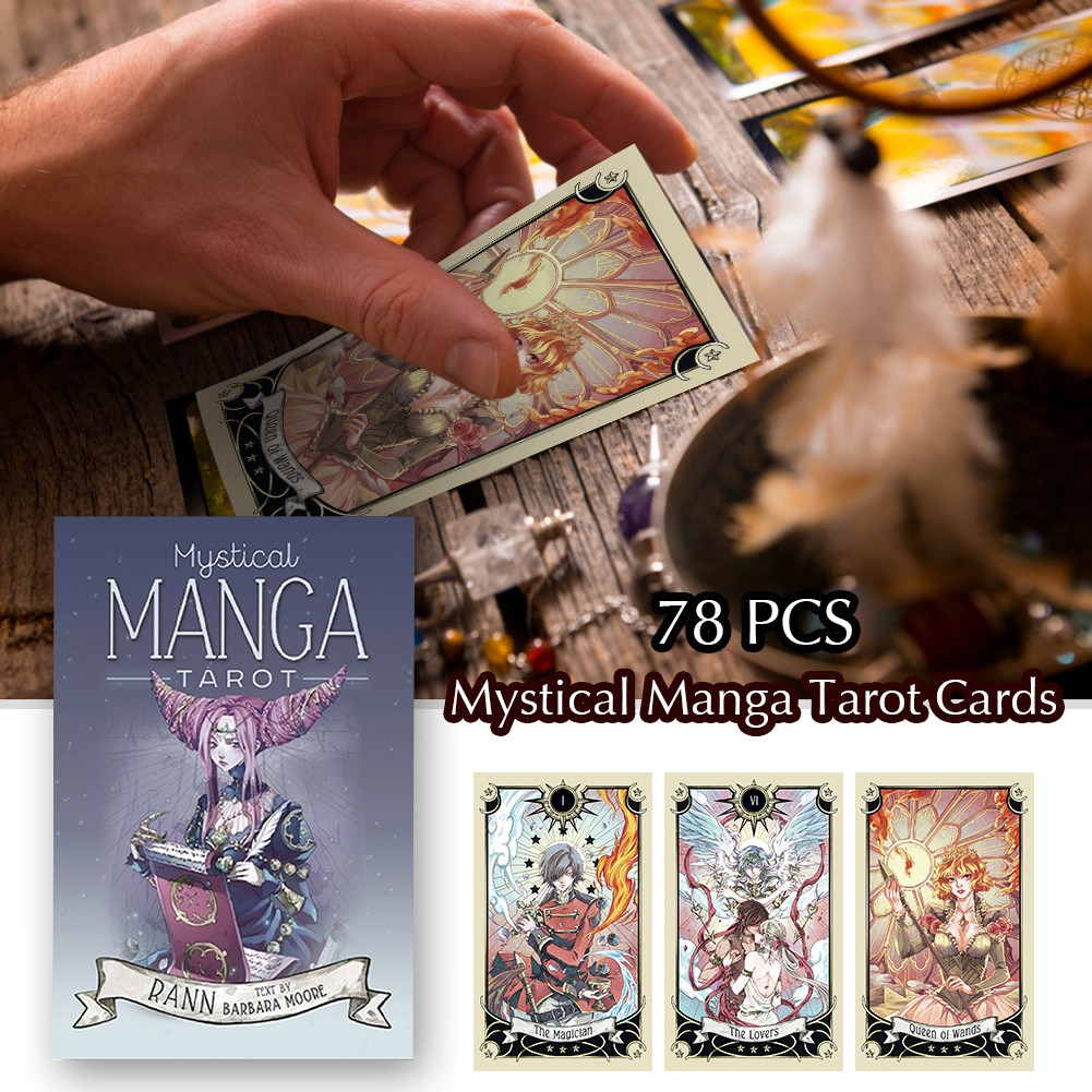 Bộ bài tarot 78 thẻ huyền bí chơi game bền bỉ chất lượng cao