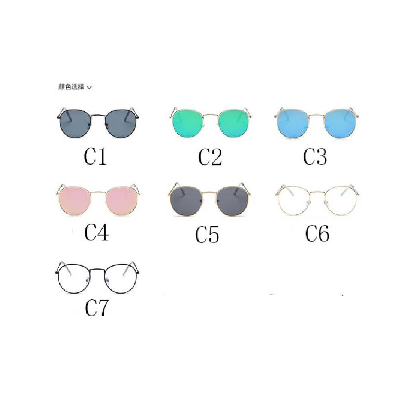 Kính Mát Gọng Kim Loại Tròn Cổ Điển Cho Nữ | BigBuy360 - bigbuy360.vn