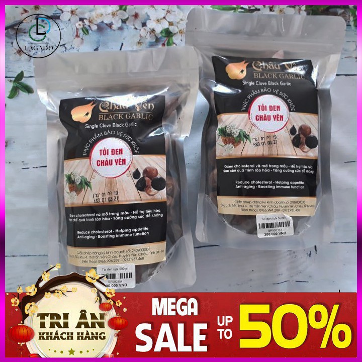 [500g] Tỏi đen cô đơn CHÂU YÊN, 100% lên men tự nhiên 90 ngày - túi loại 2 | BigBuy360 - bigbuy360.vn