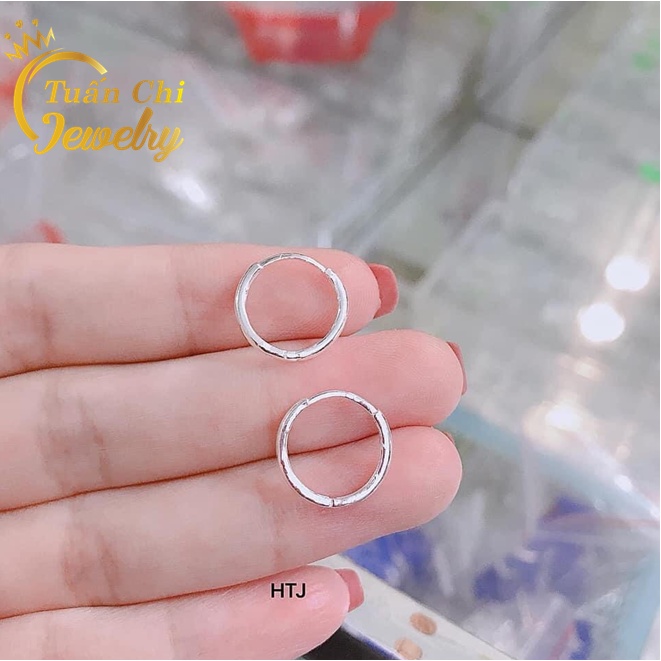 Bông Tai Bạc ⚡SALE SỐC⚡ Khuyên Tai Vòng Tàu Cá Tính, Dành Cho Cả Nam Và Nữ