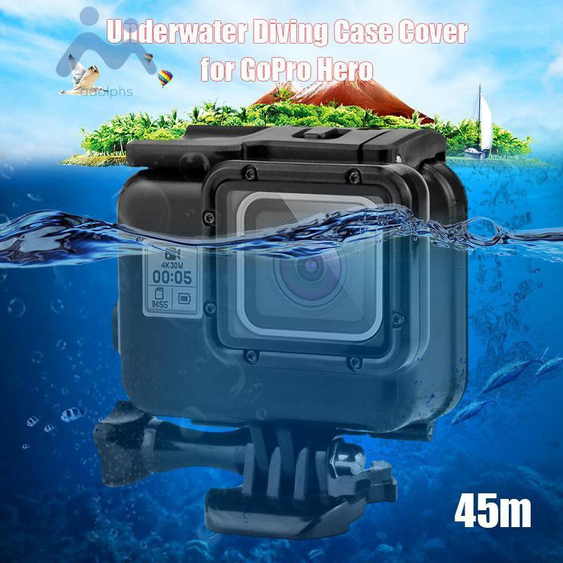 Ốp Lưng Chống Nước 45m Cho Gopro Hero 7 6 5 Black