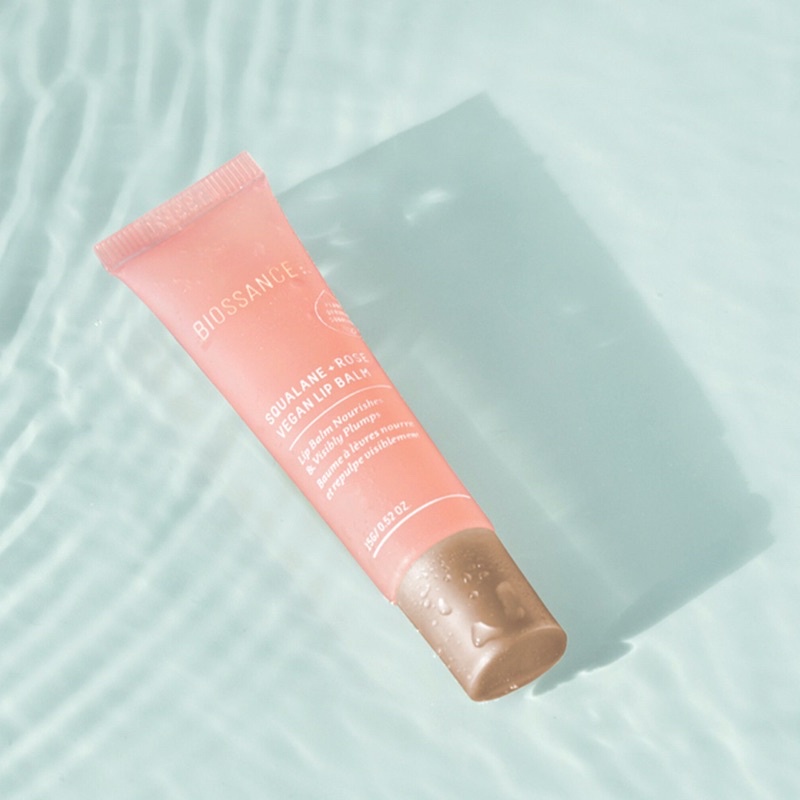 Son dưỡng môi cao cấp Biossance Squalane + Rose Vegan Lip Balm