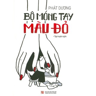Sách - bộ móng tay màu đỏ