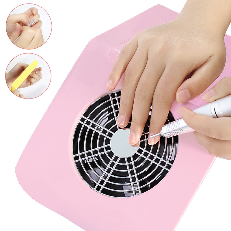 ❀Máy Hút Bụi Móng Tay Nghệ Thuật 40W Kèm 2 Đầu Lọc
