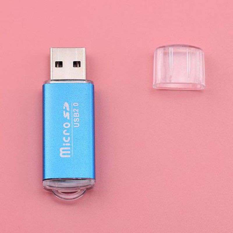 ĐẦU ĐỌC THẺ NHỚ⚡BỘ CHUYỂN ĐỔI ĐỌC THẺ NHỚ MICRO SD USB 2.0 BẰNG INOX TỐC ĐỘ CAO DÀNH CHO MÁY TÍNH LAPTOP