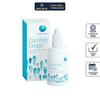 Nước nhỏ mắt kính áp tròng COOPER VISION Comfort Drops 20ml cấp ẩm