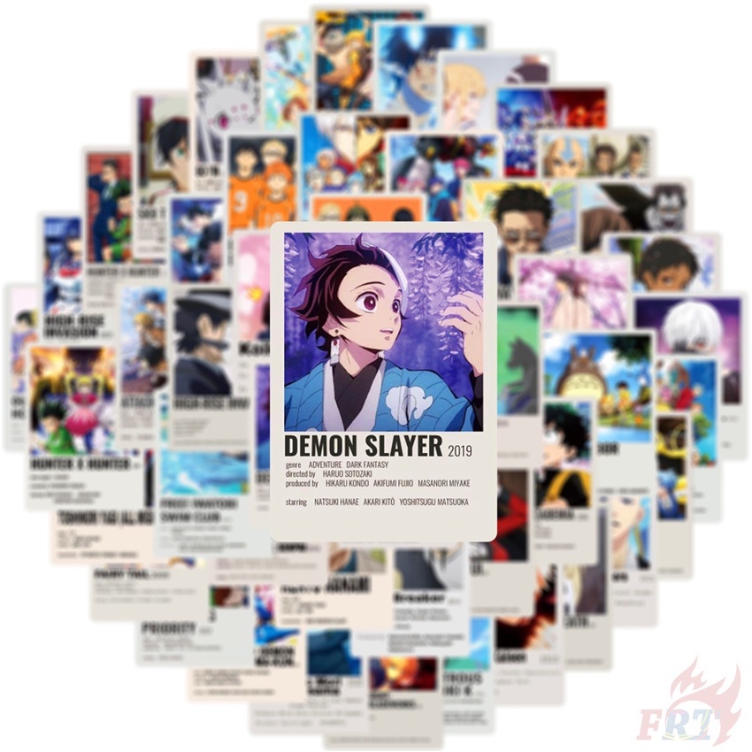100Pcs/Set ❉ Shōnen Manga Series C Mixed Magazine Mini Poster Stickers ❉ Classical Anime Cartoon DIY Fashion Stickers